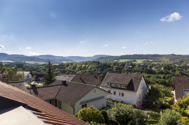 Blick vom Balkon